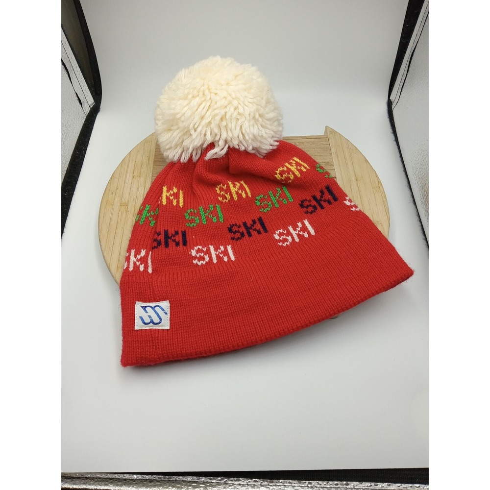 Vintage Canadian Winter Cap, Murray Merkley, 100% Virgin Wool Hat One Size Small - Picture 5 of 16